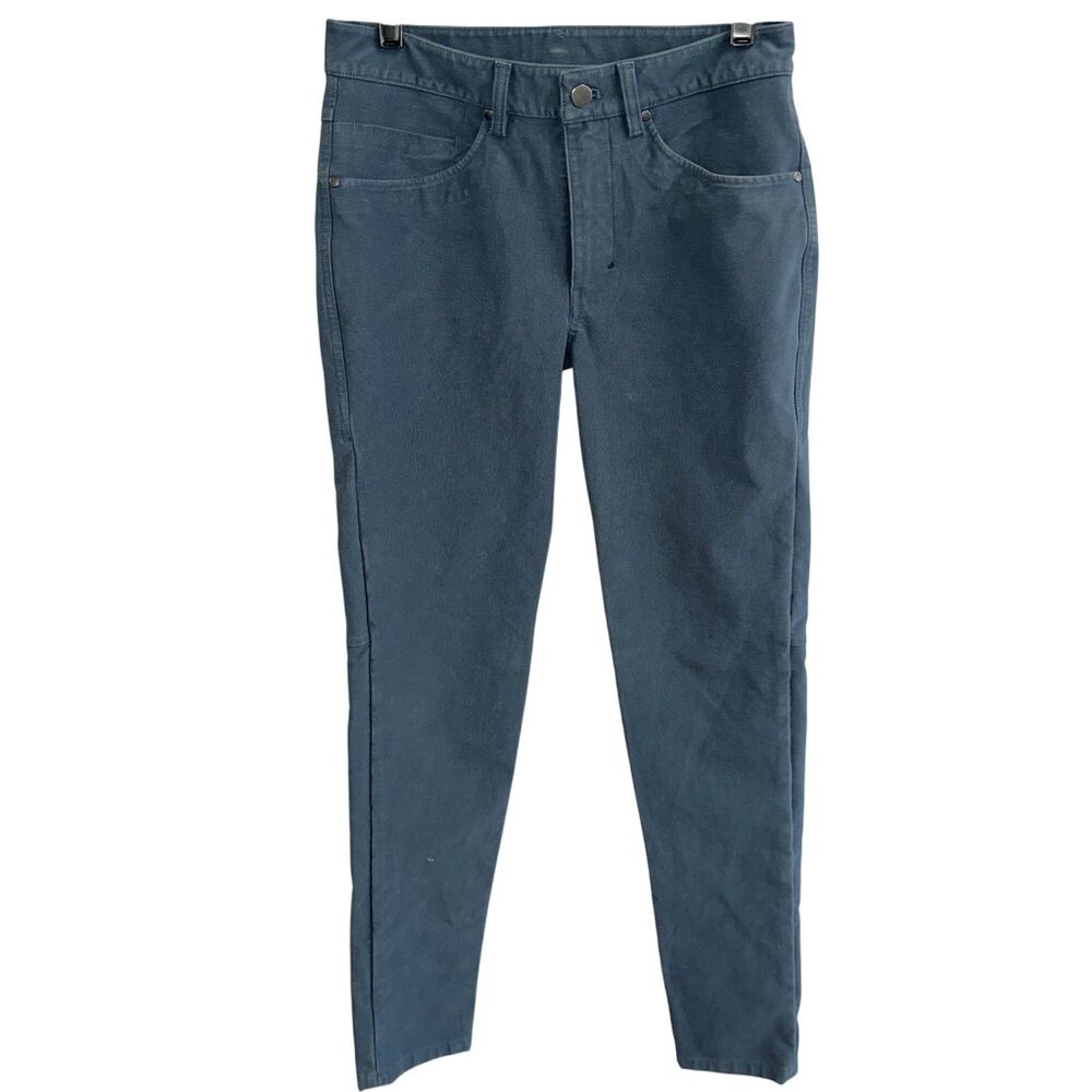 Lululemon ABC Slim Fit Pants Men 28x31 Utilitech Blue Casual Work Golf Trousers - Picture 2 of 5
